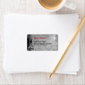 Halloween Raven Sky Custom Address Label Adressaufkleber (Insitu)