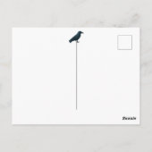 Halloween Raven: Sprich nie (nicht mit Poe's) Postkarte (Rückseite)