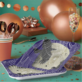 Halloween Ravens und Cobnets Pappteller