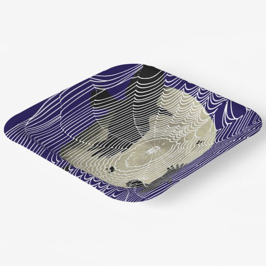 Halloween Ravens und Cobnets Pappteller (Gewinkelt)