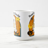 Halloween Read Beängstigend Books Ghost Black Cat  Kaffeetasse (Mittel)