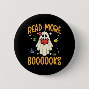 Halloween Read more Books Retro Costume Teacher Wo Button
