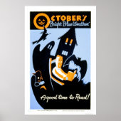 Halloween Reading 1937 WPA Poster (Vorne)