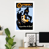 Halloween Reading 1937 WPA Poster (Heimbüro)