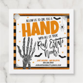 Halloween Real Anwesen Überweisungsmarke Geschenkanhänger (Vorderseite)