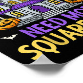 Halloween Real Estate Agent Broker Funny Realtor M Poster (Ecke)