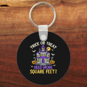 Halloween Real Estate Agent Broker Funny Realtor M Schlüsselanhänger (Vorderseite)