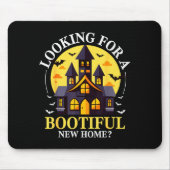 Halloween Real Estate Agent Funny Realtor Bootiful Mousepad (Vorne)