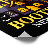 Halloween Real Estate Agent Funny Realtor Bootiful Poster (Ecke)