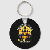 Halloween Real Estate Agent Funny Realtor Bootiful Schlüsselanhänger (Vorderseite)