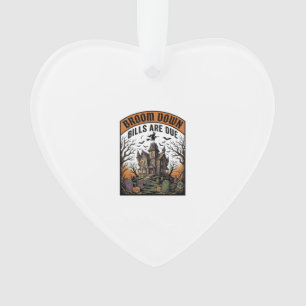 Halloween-Rechnungseintreiber-Hexenbesen-Bruch-Des Ornament