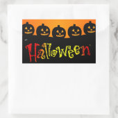 Halloween-Rechteckheber Rechteckiger Aufkleber (Tasche)