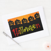 Halloween-Rechteckheber Rechteckiger Aufkleber (Umschlag)