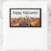 HALLOWEEN RECHTECKIGER AUFKLEBER (Tasche)