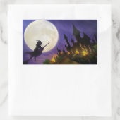 Halloween Rechteckiger Aufkleber (Tasche)