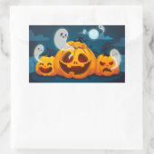 Halloween Rechteckiger Aufkleber (Tasche)