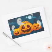Halloween Rechteckiger Aufkleber (Umschlag)