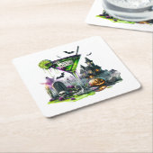 Halloween Rechteckiger Pappuntersetzer (angewinkelt)