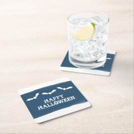 Halloween Rechteckiger Pappuntersetzer