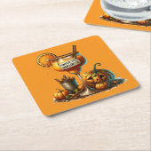 Halloween Rechteckiger Pappuntersetzer (angewinkelt)