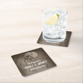 Halloween Rechteckiger Pappuntersetzer (Vor Ort)