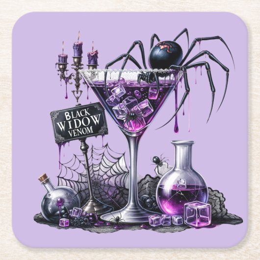 Halloween Rechteckiger Pappuntersetzer (Vorderseite)