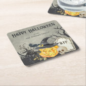Halloween Rechteckiger Pappuntersetzer (angewinkelt)