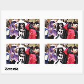 HALLOWEEN RECTANGLE RECHTECKIGER AUFKLEBER (Blatt)