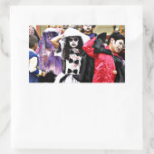 HALLOWEEN RECTANGLE RECHTECKIGER AUFKLEBER (Tasche)