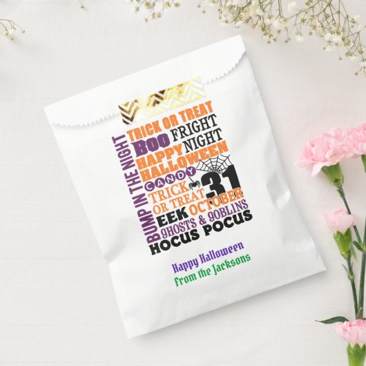 Halloween Redewendungen Goodie Bag Geschenktütchen (Versiegelt)
