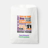 Halloween Redewendungen Goodie Bag Geschenktütchen (Vorderseite)