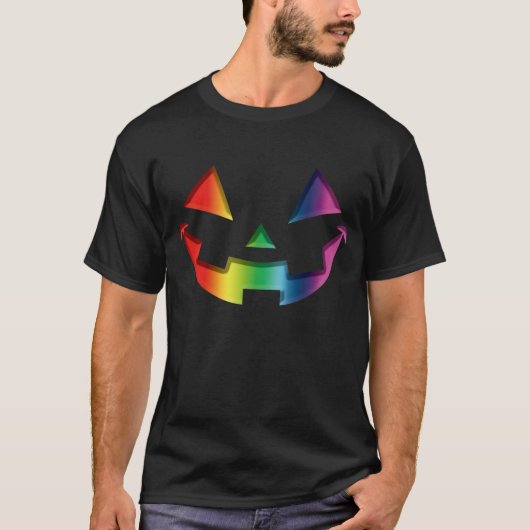 Halloween-Regenbogen T-Shirt (Vorderseite)