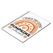 Halloween-Regenbogengeschenk für Lehrer Notizblock (Linke Seite)