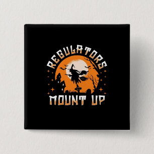 Halloween-Regulierer treiben auf Button