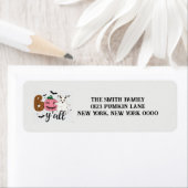 Halloween Retro-Adressetikett (Insitu)