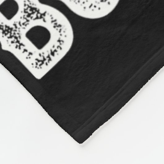 Halloween Retro Boo Ghost Dies ist ein Bootblatt Fleecedecke (Ecke)