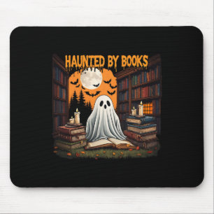 Halloween Retro Bookch Hexe Boo Ghost Spuk Bo Mousepad