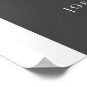 Halloween Retro Disco Spiders Begrüßung Poster (Ecke)