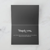 Halloween Retro Disco Spiders & Disco Ball Wedding Dankeskarte (Innenseite)