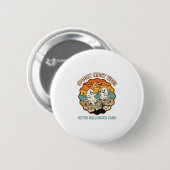 Halloween Retro-Geister-Nacht Button (Vorne & Hinten)