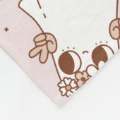 HALLOWEEN RETRO GROOVY PUMPKINS UND GHOSTEN FLEECEDECKE (Ecke)