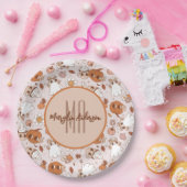 HALLOWEEN RETRO GROOVY PUMPKINS UND GHOSTEN PAPPTELLER (Party)