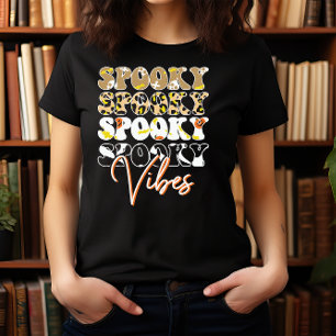 HALLOWEEN RETRO GROOVY SPOOKY VIBES T-Shirt