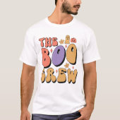 HALLOWEEN RETRO GROOVY THE BOO CREW T-Shirt (Vorderseite)