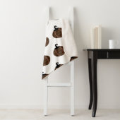 Halloween Retro Heart Pumpkins Sherpadecke (Beispiel)