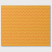 Halloween Retro Helles Orange Chevron Geschenkpapier (Flach)
