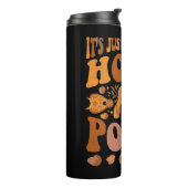 Halloween Retro Hexenbrocken Thermosbecher (Nach links gedreht)