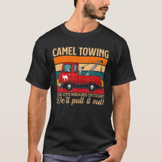 Halloween Retro Karneval Kamel Towing Adult Humor T-Shirt