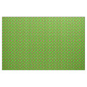 Halloween Retro Leopard Rainbow Pumpkin auf Green Stoff (Yard (91,4 cm))