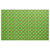 Halloween Retro Leopard Rainbow Pumpkin auf Green Stoff (Fat Quarter (45,7 x 55,9 cm))